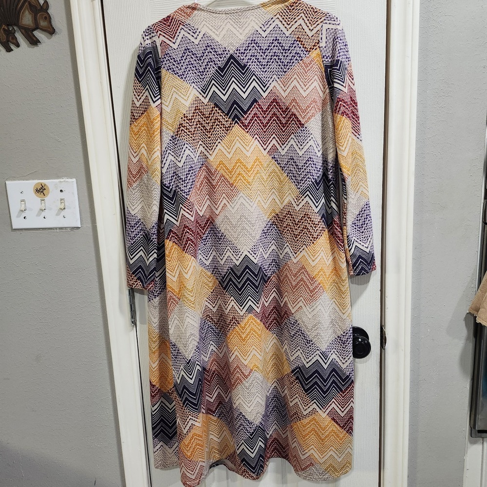 LulaRoe Duster Cardigan Womens S Aztec Southwestern Lagenlook - Picture 7 of 9